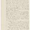 Williams, [Isaiah], Copy of letter to, in hand of Elizabeth Hoar. Mar. 14, 1842.