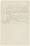 Williams, [Isaiah], Copy of letter to, in hand of Elizabeth Hoar. Mar. 14, 1842.