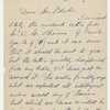Emerson, R. W., letter to H. G. O. Blake, copy in hand of recipient. Oct. 14, [1877].