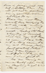 [Thatcher, George A.?], ALS to. Jan. 1, 1858.