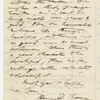 [Thatcher, George A.?], ALS to. Jan. 1, 1858.