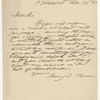 [Underwood, Francis?], ALS to. Nov. 22, 1853.