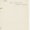 Brown, Theo, ALS to HDT. Oct. 19, [1859?]