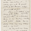 Cholmondeley, Reginald, ALS to [unknown correspondent]. Mar. 4, 1866.