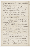 Cholmondeley, Reginald, ALS to [unknown correspondent]. Mar. 4, 1866.