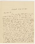 O'Sullivan, J. L., ALS to HDT. Jul. 28, 1843.