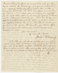Richardson, James, Jr., ALS to HDT. Sep. 7, 1837