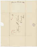 Richardson, James, Jr., ALS to HDT. Sep. 7, 1837