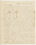 Williams, Isaiah T, ALS to HDT. Nov. 27, 1841.