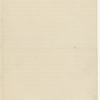 Blake, H. G. O., draft of letter to Sophia Thoreau, notes about disposition of HDT's letters. Nov. 22, 1884.