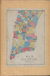 Map of the City of New York showing the original high water line and the location of different Farms and Estates