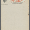 Production notes for A Trip to Japan, including cast list for ballet and property plot