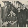 Group portrait of singer Nat King Cole with his mother, Perlina, his younger brother, Ike, and his father, Edward, circa 1940
