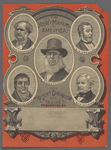 The money makers of America. for present generation see inside presented by. Com. Vanderbilt. A.T. Stewart. Geo. Peabody. John Jacob Astor.