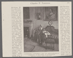 Commodore Vanderbilt and his great-grandson Cornelius, in his home, 10 Washington Square North, New York City.