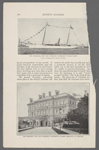 The conqueror, the late Cornelius Vanderbilt's steam yacht. From a photograph by Bolles, Brooklyn.  The Breakers, the late Cornelius Vanderbilt's summer residence at Newport.