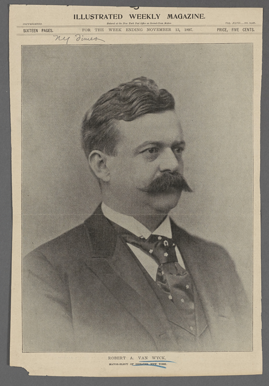 Robert A. Van Wyck, MayorElect of Greater New York. NYPL Digital