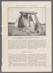 Senhor Vasconcellos, the eminent Portuguese antiquarian. (Standing by the Degebe Dolmen, the remains of prehistoric civilization in Minorca.)