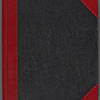 Bound notebook containing blocking notes and a cast list for A Trip to Japan
