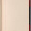 Bound notebook containing blocking notes and a cast list for A Trip to Japan