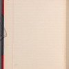 Bound notebook containing blocking notes and a cast list for A Trip to Japan