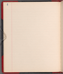 Bound notebook containing blocking notes and a cast list for A Trip to Japan
