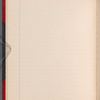 Bound notebook containing blocking notes and a cast list for A Trip to Japan