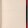Bound notebook containing blocking notes and a cast list for A Trip to Japan