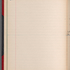 Bound notebook containing blocking notes and a cast list for A Trip to Japan