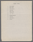 Costume and property lists for A Yankee Circus on Mars/ music: Manuel Klein and Jean Schwartz; lyrics: Harry Williams; libretto: George V. Hobart