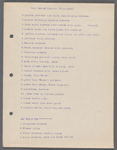 Costume and property lists for A Yankee Circus on Mars/ music: Manuel Klein and Jean Schwartz; lyrics: Harry Williams; libretto: George V. Hobart