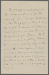 Notes regarding contract with Harpers for the publication of Tom Sawyer Detective and Joan of Arc. Mar. 26, 1895.