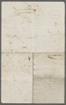 Notes in sketch form for a lecture. Inscribed to Charles [Warren Stoddart] at end of British lecture tour, "Jan. 9, 1874. 10.30pm."