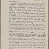 Notes in sketch form for a lecture. Inscribed to Charles [Warren Stoddart] at end of British lecture tour, "Jan. 9, 1874. 10.30pm."