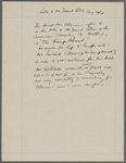 [Bliss], Frank, ALS to. Aug. 20, 1878.
