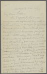 Fuller, [Franklin], ALS to. Oct. 16, 1889.