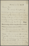 [Goodman], Joseph T., ALS to. Feb. 22, 1891.