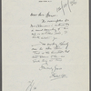 Lyon, Isabel, ALS to. Aug. 15, [1905].