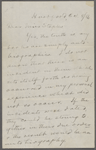 Staples, Kate, ALS to. Oct. 8, 1886.