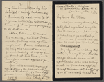 Stoker, [Bram], AL to. Nov. 2, 1896.