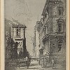 "Fifth Avenue, New York" etching by William Monk, R.E.