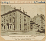 August Belmont's House and Art Gallery. Northeast corner of Fifth Avenue and 18th Street. Just before demolition in 1894-95
