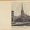 Fifth Avenue Presbyterian Church, 19th Street and Fifth Avenue, adjoining Belmont House, about 1880
