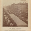 Fine view on Fifth avenue. The funeral car approaching Nineteenth street