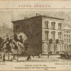 Union Club in 1855. Northwest corner of 21st Street and Fifth Avenue