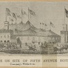 Circus on site of Fifth Avenue Hotel
