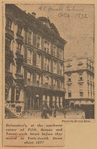 Delmonico's at the southwest corner of Fifth Avenue and Twenty-sixth Street before they moved to Forty-fourth Street about 1897