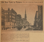 Old New York in pictures--no.312--Fifth Ave., north of 34th St. 