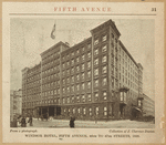 Windsor Hotel, Fifth Avenue, 46th to 47th Streets, 1898
