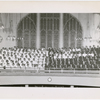 Group portrait of men's and women's church group at Abyssinian Baptist Church, Harlem, New York, circa 1950s